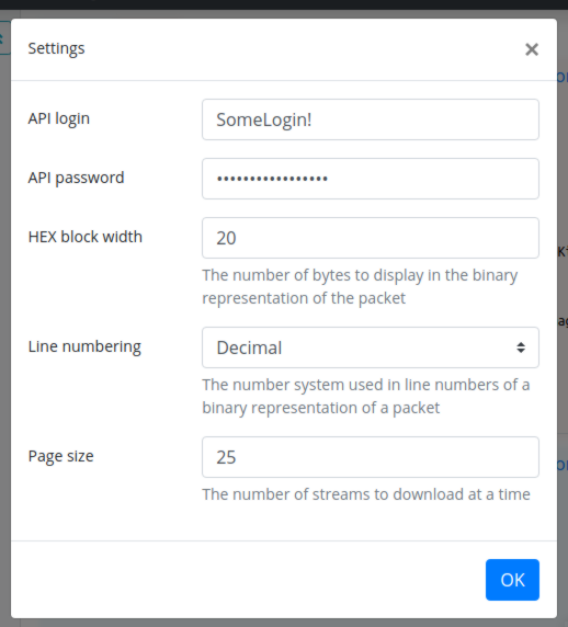 Settings
