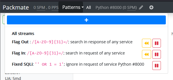 Pattern List